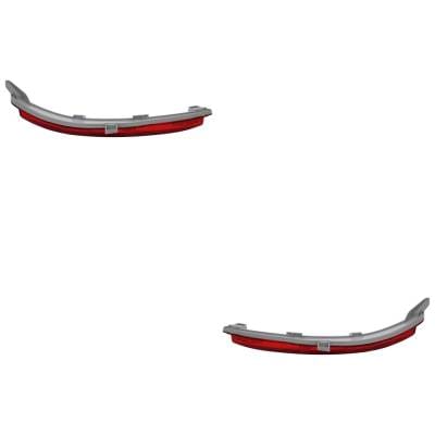 New Pair Of Reflector Compatible With Buick Envision Premium Ii Sport Utility Envision Cxl Sport thumbnail 12