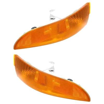 New Pair Of Daytime Running Lights Compatible With Chevrolet Camaro 3.4L 3.8L 5.7L 1993-2002 By Part thumbnail 2