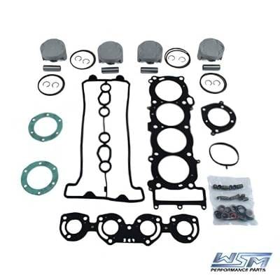 New 76.40Mm Bore Top End Rebuild Kit Compatible With Yamaha Sr 210 Sx 210 Vx Sport Ar 210 V1 Sport thumbnail 2