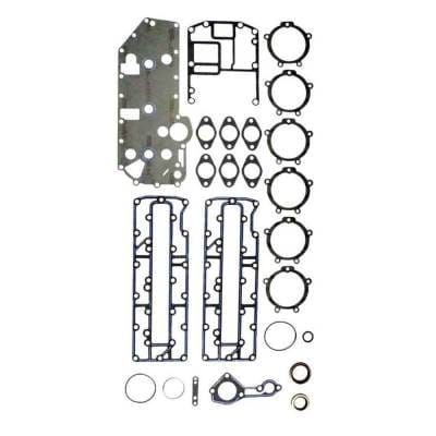 New Powerhead Gasket Kit Compatible With Mercury 3 Cyl 3.375 Bore Looper 75 Hp 3 Cyl 3.375 Bore thumbnail 2