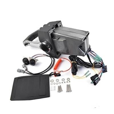 New Dual Binnacle With Power Trim & Tilt Control Box Assembly Without Key Switch Compatible With thumbnail 2