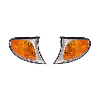 New Pair Of White Turn Signal Light Compatible With Bmw 325I Bm2521110 63136915384 63136915383 thumbnail 3