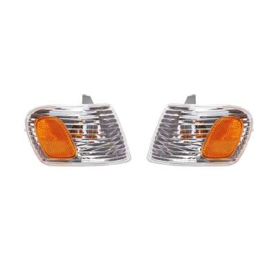 New Pair Of Turn Signal Lights Compatible With Toyota Corolla 2001-02 8151002070 To2530137 thumbnail 3