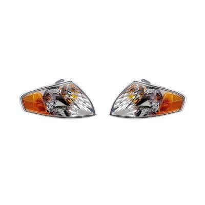 New Pair Of Turn Signal Lights Compatible With Mazda 626 2000-2002 Ma2530112 Gg2a51060b Ma2531112 thumbnail 4