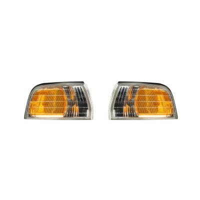New Side Marker Light Pair Compatible With Honda Accord 1992 1993 Ho2550107 34300-Sm4-A03 thumbnail 3