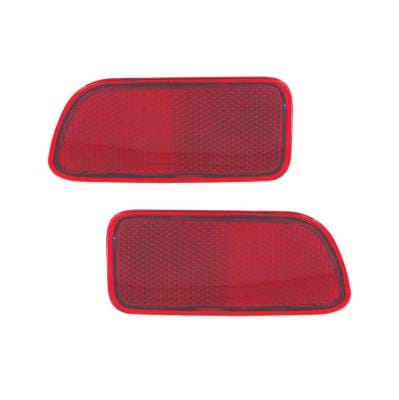 New Pair Of Reflector Lights Compatible With Chevrolet Trailblazer Ltz 15000044 Gm1185104 15000427 thumbnail 4