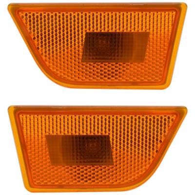 New Pair Of Front Side Marker Lights Compatible With Ford Maverick Lariat Xl Crew Cab Pickup 2022 thumbnail 2