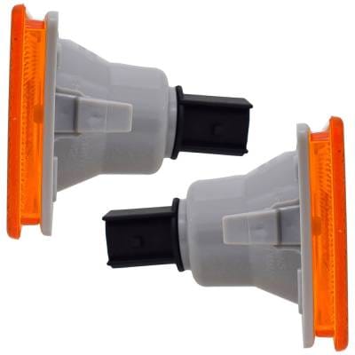 New Pair Of Front Side Marker Lights Compatible With Ford Maverick Lariat Xl Crew Cab Pickup 2022 thumbnail 6