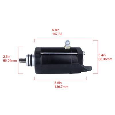 New Starter Compatible With Replaces Polaris Jet Ski Msx 140 Octane Pro 1200 21163-3702 32401100 thumbnail 6