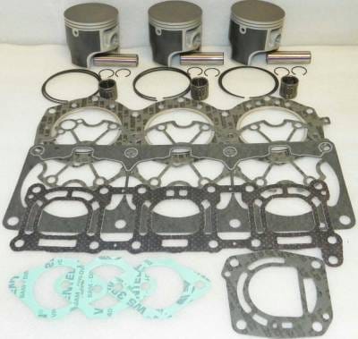 New 81.25Mm Platinum .25Mm Over Rebuild Kit Compatible With Yamaha Exciter 220 1100 1996 1997 thumbnail 3