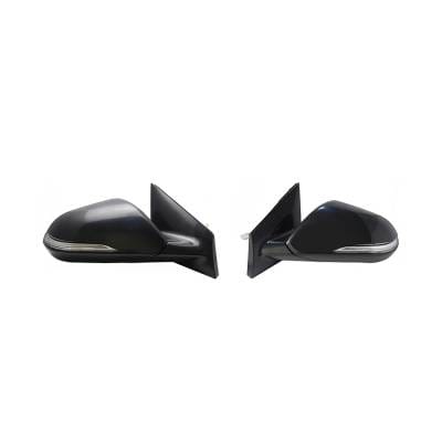 New Door Mirror Pair Fits Hyundai Sonata 2.0L 2015-16 2017 Hy1321204 87610-C2010 thumbnail 4