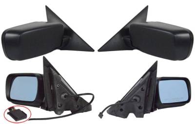 New Door Mirror Pair Compatible With Bmw 99-05 3-Series Manual Folding Bm1321117 Bm1320117 51 16 8 thumbnail 4
