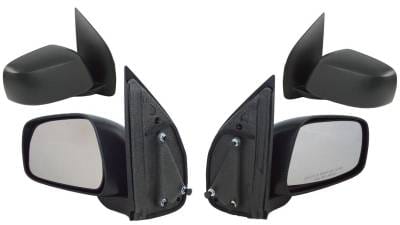 New Door Mirror Pair Compatible With 05-09 Nissan Frontier Xterra Manual Ni1320154 Ns53r Ni1321154 thumbnail 3