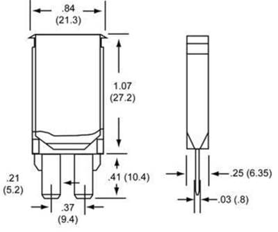 New Cooper Bussman Circuit Breaker Compatible With 0-12Vdc 25A Automatic Type Ii Cb222-25 thumbnail 7