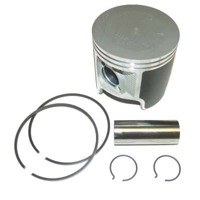Starboard Side .030 Over Piston Kit With Rings Compatible With 1984-2006 Yamaha V6 2-Stroke thumbnail 2