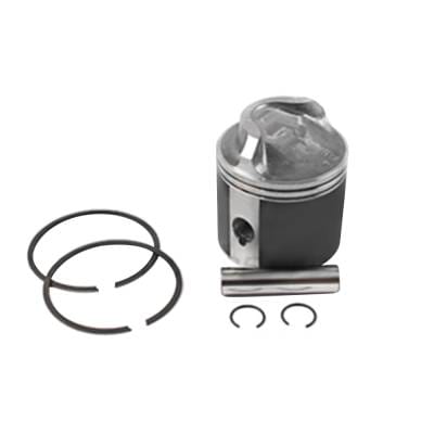 Piston Kit .040 Over With Rings Compatible With 1984-1999 Chrysler Force Inline 3-Cylinder 70Hp-90Hp thumbnail 2