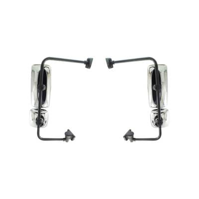 New Door Mirror Pair Fits Freightliner Heavy Duty Columbia 112 2004-16 With Arm thumbnail 5