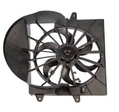 New Dual Radiator Condenser Fan Compatible With Jeep Commander 4.7 08-10 Ch3117105 Am67007a thumbnail 5