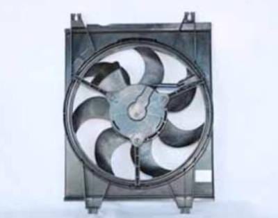 New Ac Condenser Fan Assembly Compatible With 2004-2009 Kia Spectra 97730 2F000 97786 2F000 thumbnail 6