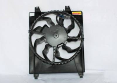 New Ac Condenser Fan Assembly Compatible With 2007-09 Hyundai Santa Fe 2.7L V6 2656Cc W/Tow thumbnail 5