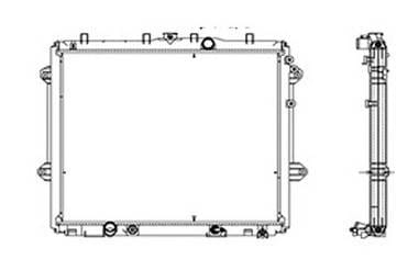 New Radiator Assembly Compatible With Toyota 10-12 4Runner To3010329 16400 31711 1 Row To3010329 thumbnail 11