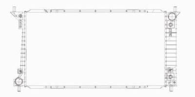 New Radiator Assembly Compatible With Lincoln 00-02 5.4L V8 330 Cid Fd37081a Xl3z8005ba Cu2136 2010 thumbnail 5