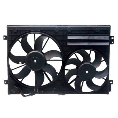 New Cooling Fan Compatible With Audi A3 2006-09 By Part Number 1K0-121-205-Ad-9B9 1K0121205ad9b9 thumbnail 2