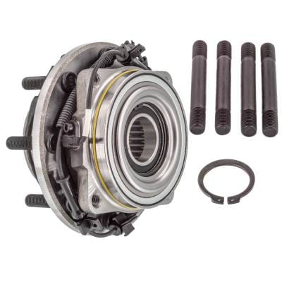 Front Hub Bearing Assembly Compatible With 2008-2010 Ford F-350 Super Duty 8-Lug Abs 515116 Bolt-On thumbnail 2