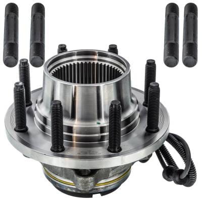 Front Hub Bearing Assembly Compatible With 1999-2005 Ford F-350 Super Duty Excursion 4-Lug Abs thumbnail 6