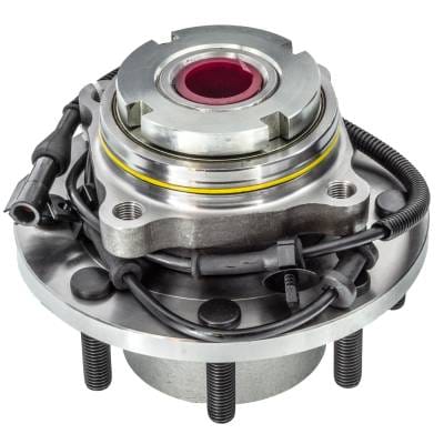 Front Hub Bearing Assembly Compatible With 1999-2004 Ford F-350 Super Duty F-450 F-550 4-Lug Abs thumbnail 4