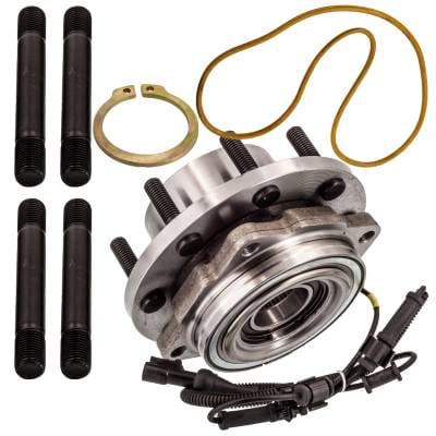 Front Hub Bearing Assembly Compatible With 2005-2010 Ford F-350 Super Duty 8-Lug Abs 515082 Bolt-On thumbnail 2