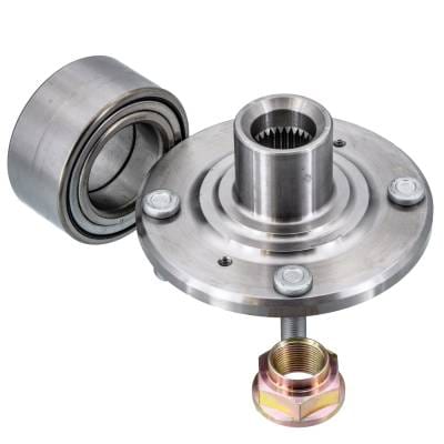 Rear Spindle Hub Assembly Compatible With 1998-2002 Honda Accord Fwd 4-Lug No Abs Pre-Assembled thumbnail 2