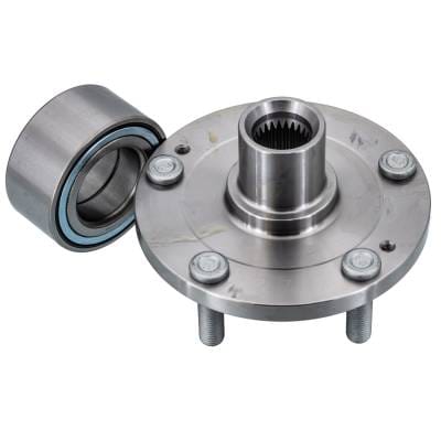 Rear Spindle Hub Assembly Compatible With 2003-2008 Hyundai Tiburon Fwd 4-Lug Abs Pre-Assembled thumbnail 2