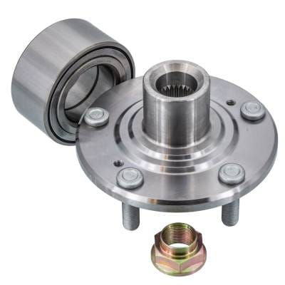 Rear Spindle Hub Assembly Compatible With 2002-2006 Acura Rsx 2004-2005 Honda Civic Fwd 4-Lug Abs thumbnail 2
