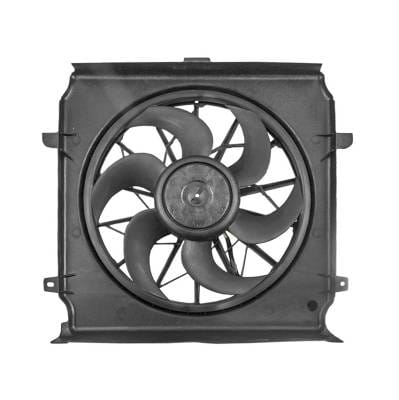 New Dual Radiator And Condenser Fan Compatible With Jeep Liberty 2004-2005 55037692Ab Ch3115143 thumbnail 3
