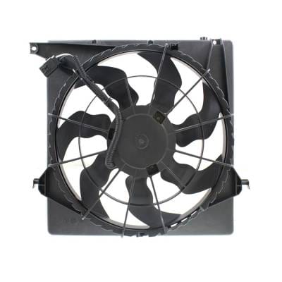 New Dual Radiator And Condenser Fan Fits Hyundai Santa Fe Turbo 2018 Hy3115141 thumbnail 7