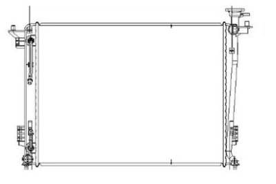 New Radiator Assembly Compatible With Hyundai 10-13 Tucson 253102S550 Hy3010168 253102F550 thumbnail 6