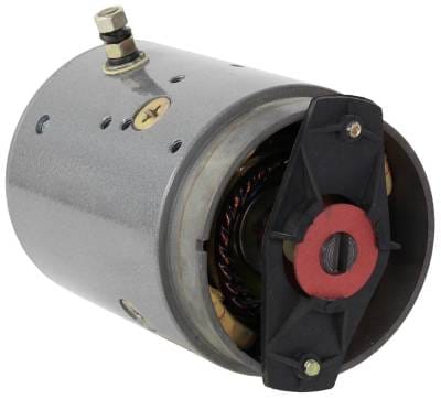 12V Snow Plow Pump Motor Compatible With Boss Haldex-Barnes Skidmore 4-1/2 Inch Frame Cw Slotted thumbnail 2