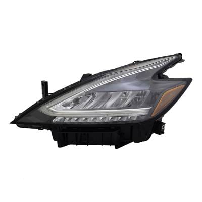 Driver Side Led Headlight Compatible With 2019-2021 Nissan Murano Platinum S Sl Sv 3.5L Left thumbnail 2
