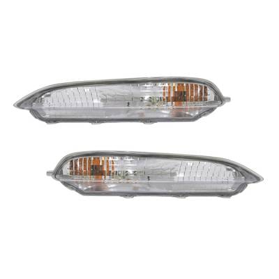 New Pair Turning Signal Lights Compatible With Honda Pilot Lx 2016 33300-Tg7-A01 33350Tg7a01 thumbnail 4