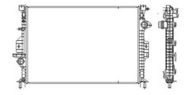 New Radiator Assembly Compatible With Volvo 2012 S60 2.5L 2011-2012 S60 3.0L 2010-2011 S80 Xc60 thumbnail 5