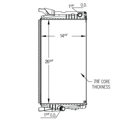 New Radiator Compatible With 2014-2015 Mini Cooper Hatchback Mini 1.5L L3 1499Cc 17-11-7-617-595 thumbnail 10