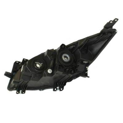 Headlamp Right Passenger Side Compatible With 2012-2013 Mazda 3 Halogen Black Housing Projector OEM thumbnail 4
