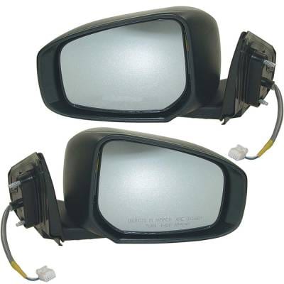 New Left Driver & Right Passenger Side Door Mirror Compatible With 2015-2016 Mitsubishi Lancer Power thumbnail 4