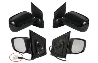 New Left Driver & Right Passenger Side Door Mirror Compatible With 2007-2012 Toyota Yaris Power thumbnail 3