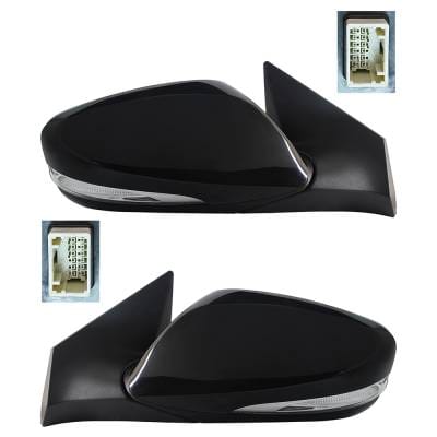 New Left Driver & Right Passenger Side Door Mirror Compatible With 2014-2016 Hyundai Elantra Power thumbnail 2