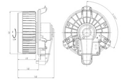Front Heater Blower Motor Compatible With 2007-2011 Toyota Camry Front Hybrid Front Usa Built Front thumbnail 6