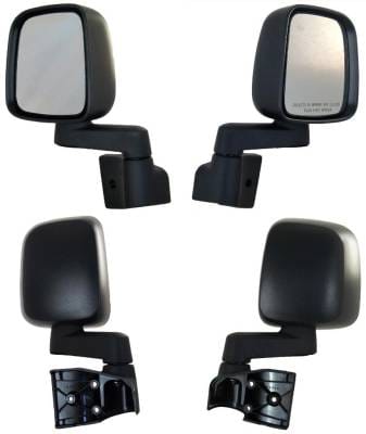 New Left Driver & Right Passenger Side Door Mirror Compatible With 2003-2006 Jeep Wrangler Ch1321259 thumbnail 4