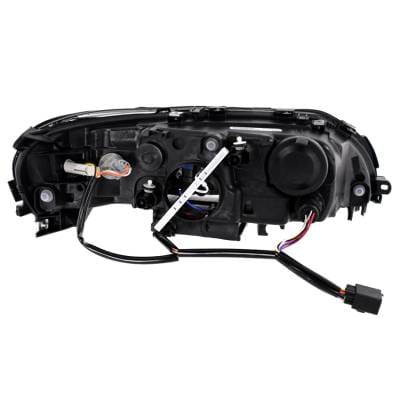Headlamp Left Driver Side Compatible With 2005-2009 Volvo S60 Halogen Black Housing Clear Lens OEM thumbnail 2