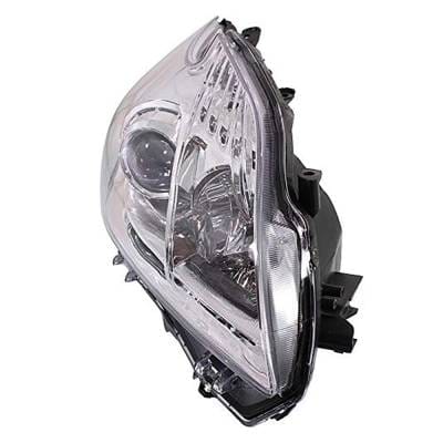 Headlamp Right Passenger Side Compatible With 2012-2015 Toyota Prius Halogen Black Housing Projector thumbnail 4
